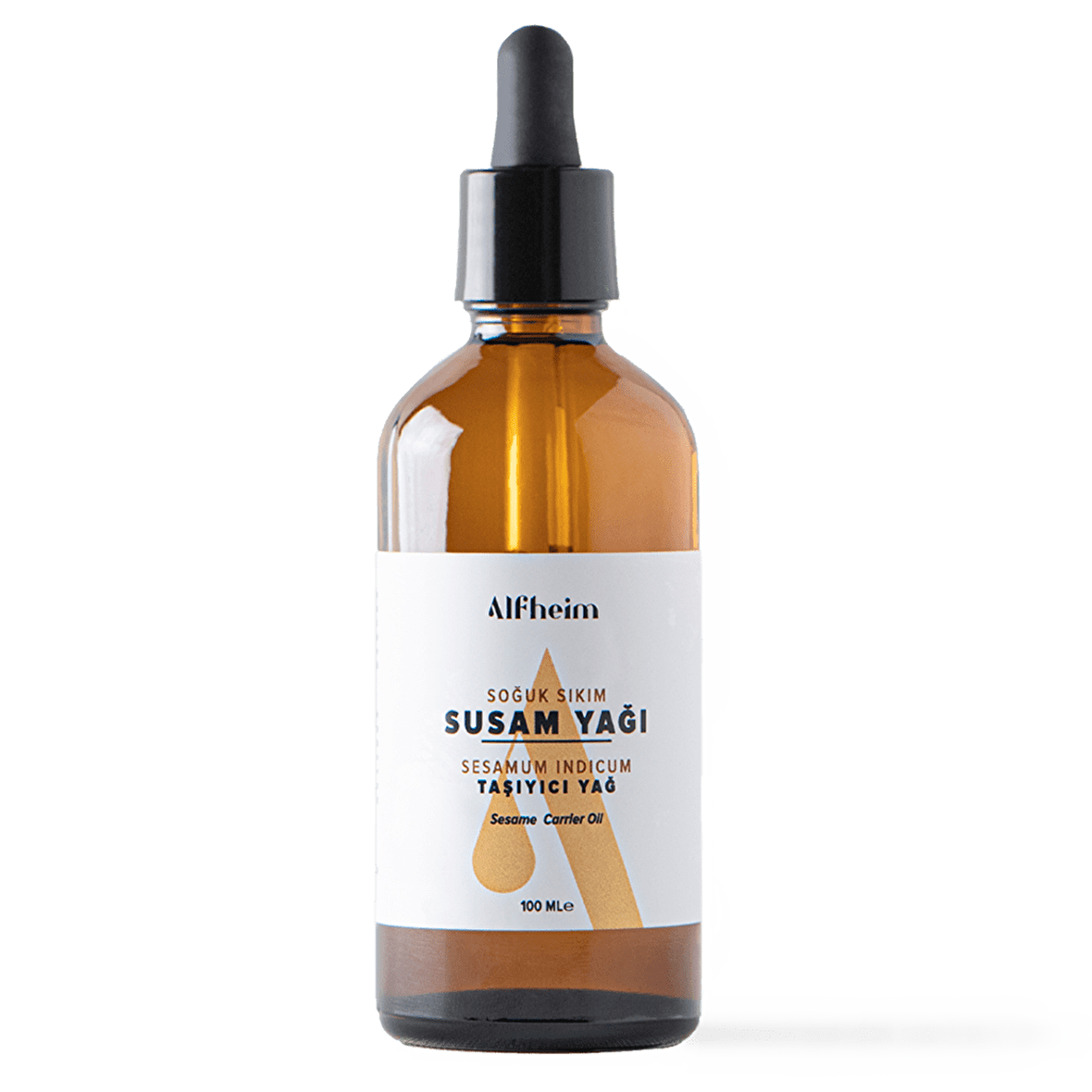 Alfheim Susam Yağı Taşıyıcı Sabit Yağı/ Susam Yağı/ Aromaterapi/ Taşıyıcı Yağ/ 100 Ml
